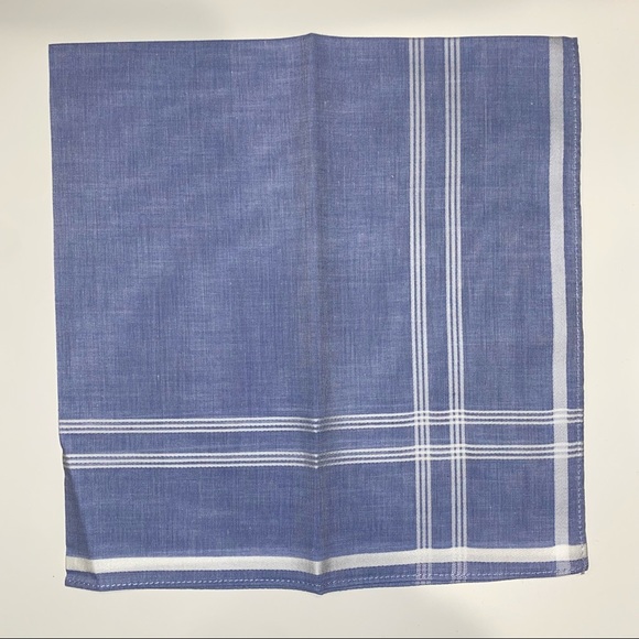 Men’s Blue Handkerchief - Picture 1 of 3